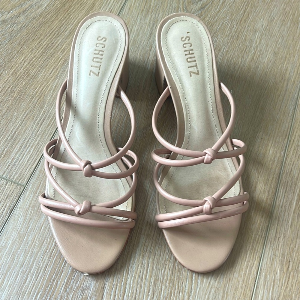 Schutz block heels